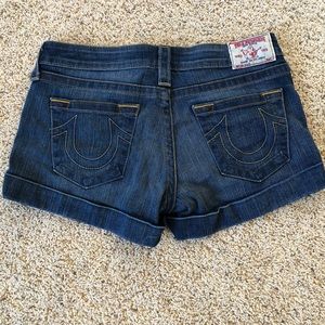 True Religion denim shorts